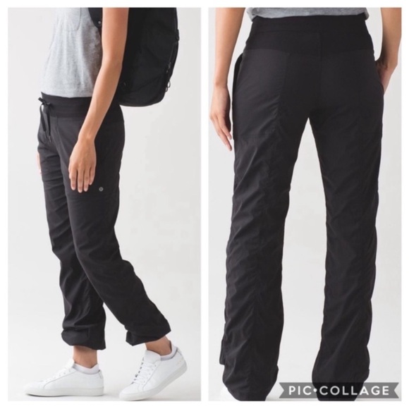 Lululemon Dance Studio Pants *Lined Black Sz 10 - Picture 16 of 16